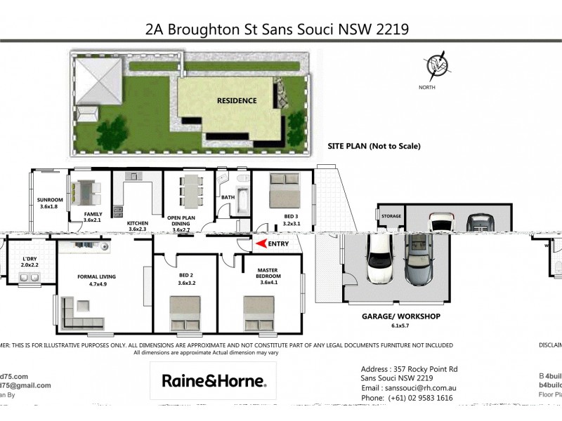 2A Broughton Street, Sans Souci NSW 2219 Floorplan