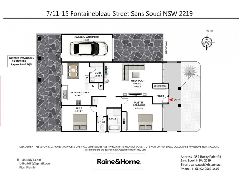 7/11-15 Fontainebleau Street, Sans Souci NSW 2219 Floorplan