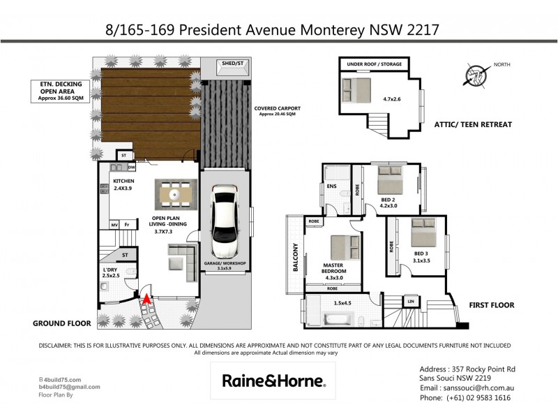 Monterey NSW 2217 Floorplan