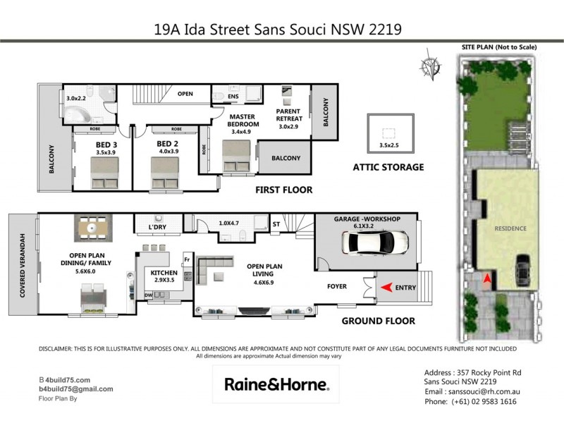 19a Ida Street, Sans Souci NSW 2219 Floorplan