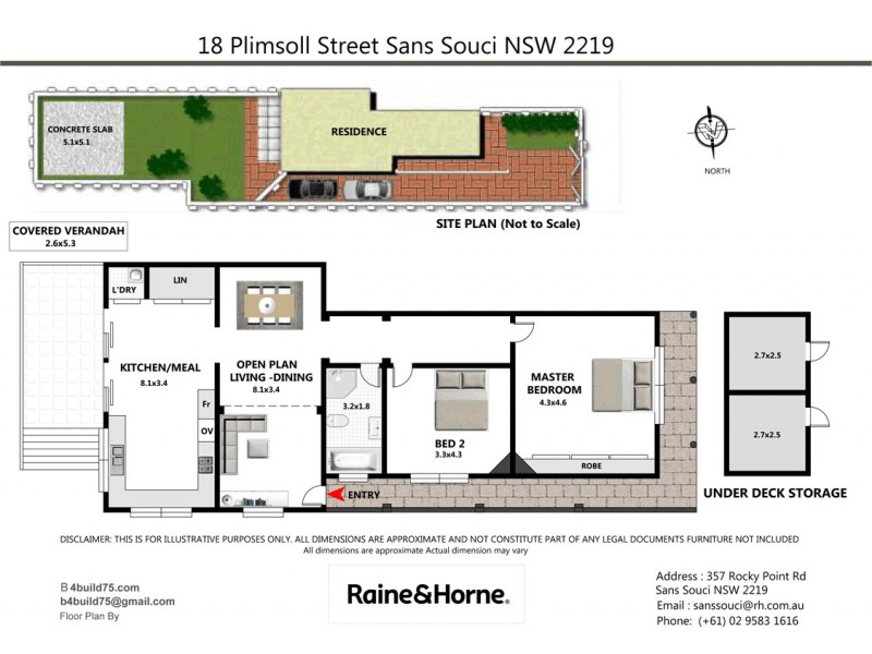 18 Plimsoll Street, Sans Souci NSW 2219 Floorplan