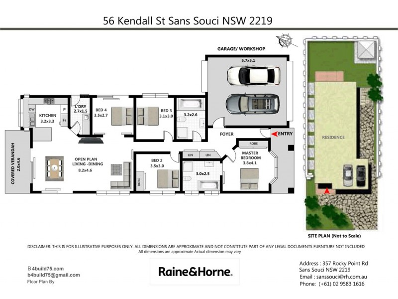56 Kendall Street, Sans Souci NSW 2219 Floorplan