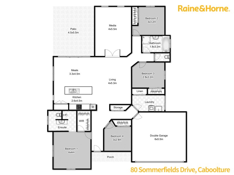 80 SUMMERFIELDS DRIVE, Caboolture QLD 4510 Floorplan