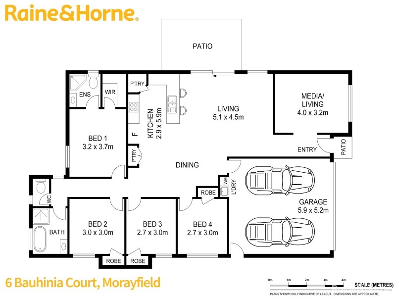 6 BAUHINIA COURT, Morayfield QLD 4506 Floorplan