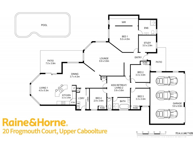 20 FROGMOUTH COURT, Upper Caboolture QLD 4510 Floorplan