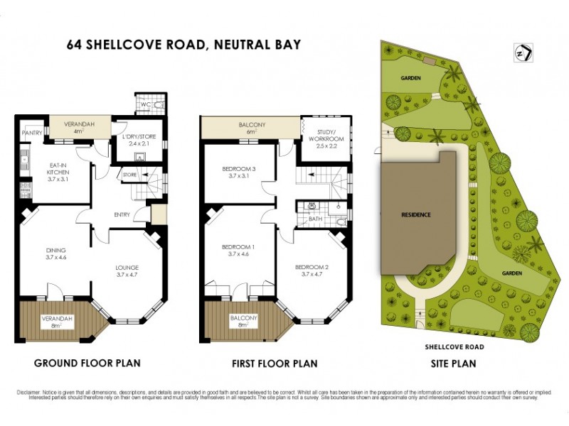 64 Shellcove Road, Neutral Bay NSW 2089 Floorplan