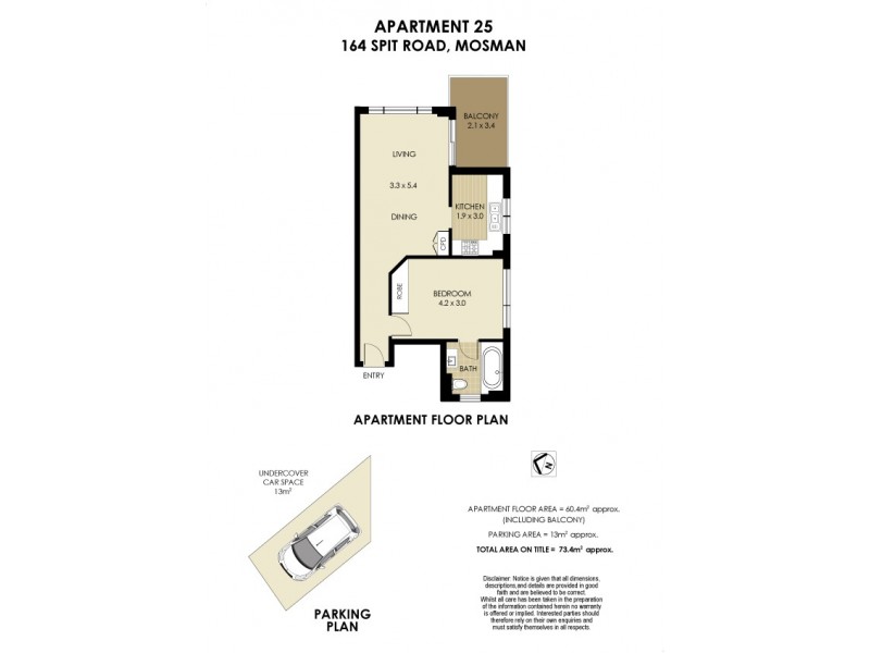 25/164 Spit Road, Mosman NSW 2088 Floorplan