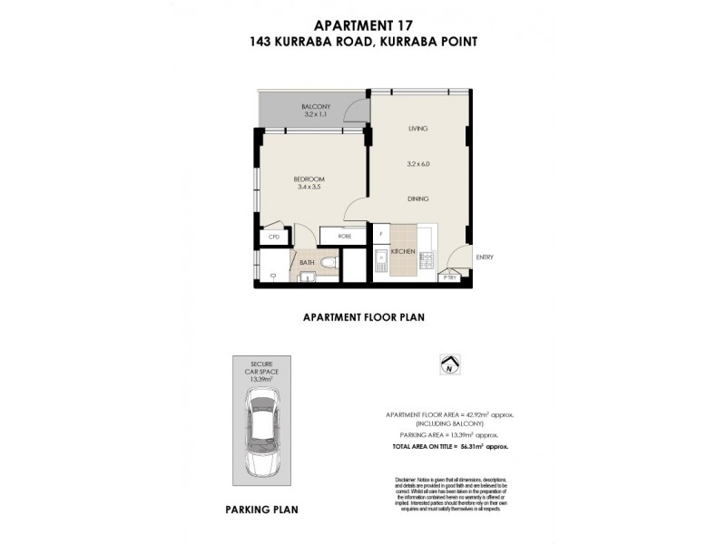 17/143 Kurraba Road, Neutral Bay NSW 2089 Floorplan