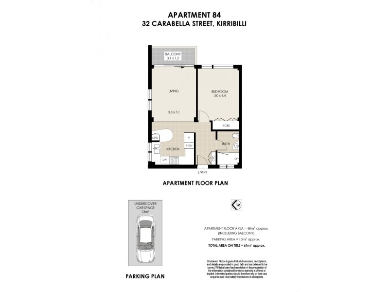 84/32 Carabella Street, Kirribilli NSW 2061 Floorplan