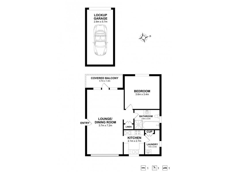 3/40 Lauderdale Avenue, Fairlight NSW 2094 Floorplan