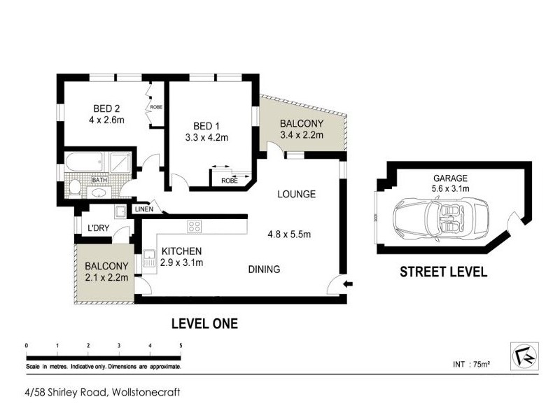 4/58 Shirley Road, Wollstonecraft NSW 2065 Floorplan