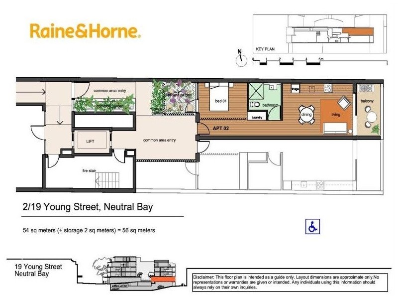 2/19 Young Street, Neutral Bay NSW 2089 Floorplan