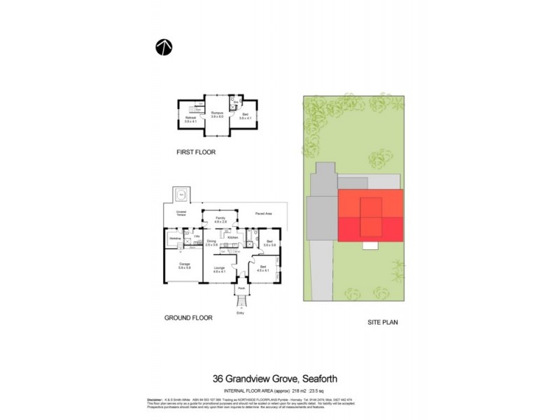 36 Grandview Grove, Seaforth NSW 2092 Floorplan