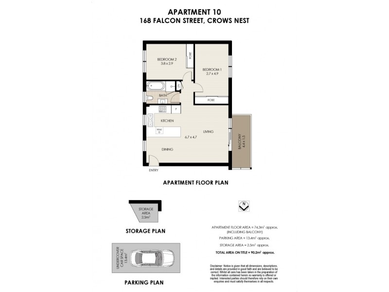 10/168 Falcon Street, Crows Nest NSW 2065 Floorplan