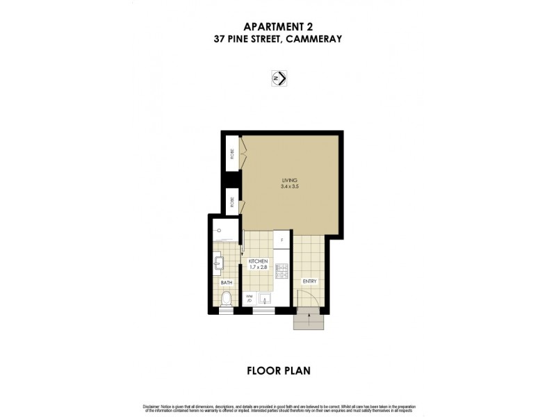 2/37 Pine Street, Cammeray NSW 2062 Floorplan