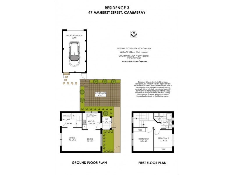 3/47 Amherst Street, Cammeray NSW 2062 Floorplan