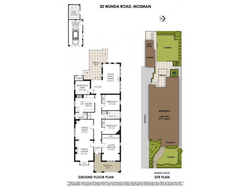 20 Wunda Road, Mosman NSW 2088 Floorplan
