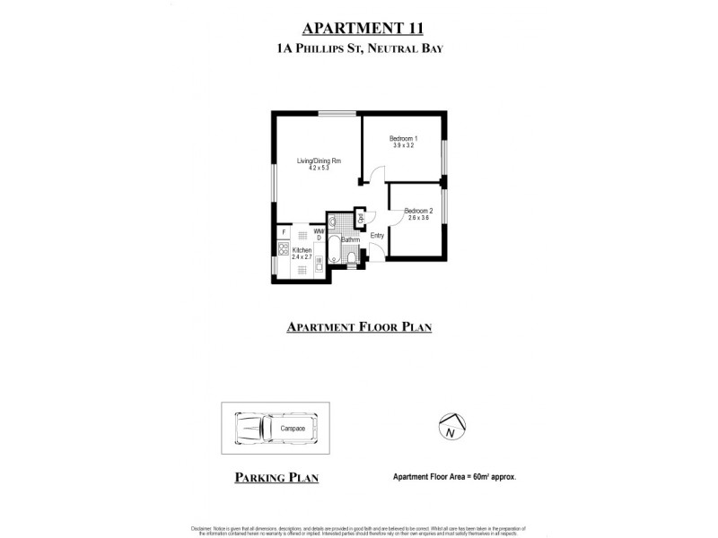 11/1A Phillips Street, Neutral Bay NSW 2089 Floorplan