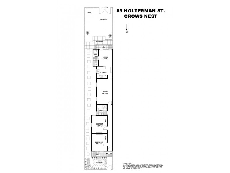 89 Holtermann Street, Crows Nest NSW 2065 Floorplan