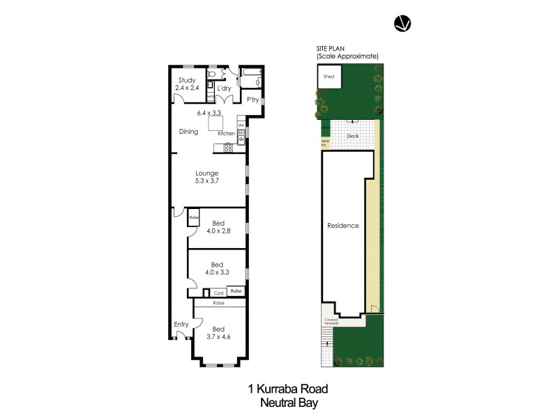 1 Kurraba Road, Neutral Bay NSW 2089 Floorplan