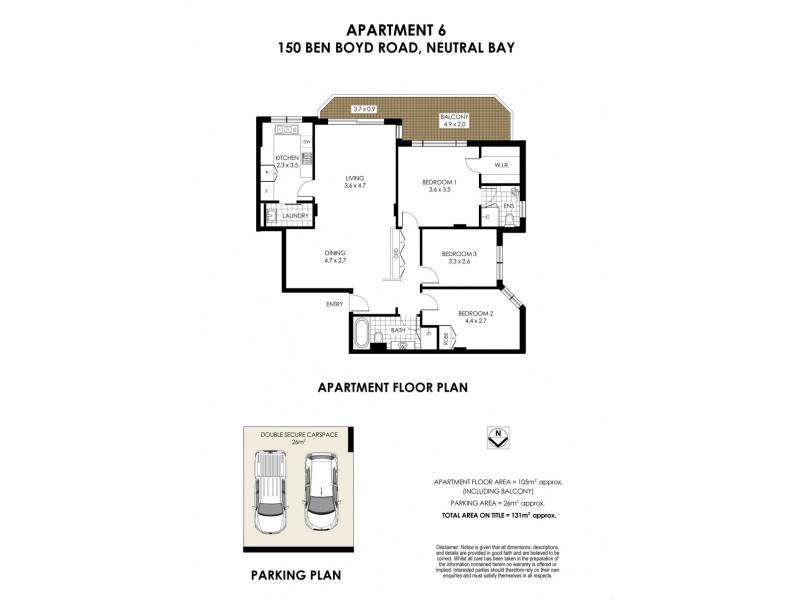 6/150 Ben Boyd Road, Neutral Bay NSW 2089 Floorplan