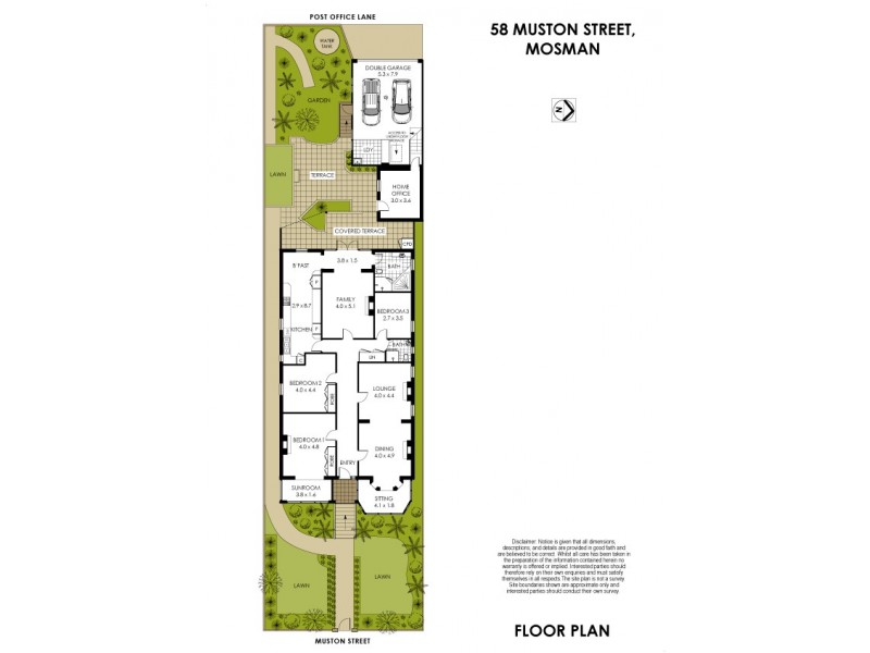 58 Muston Street, Mosman NSW 2088 Floorplan