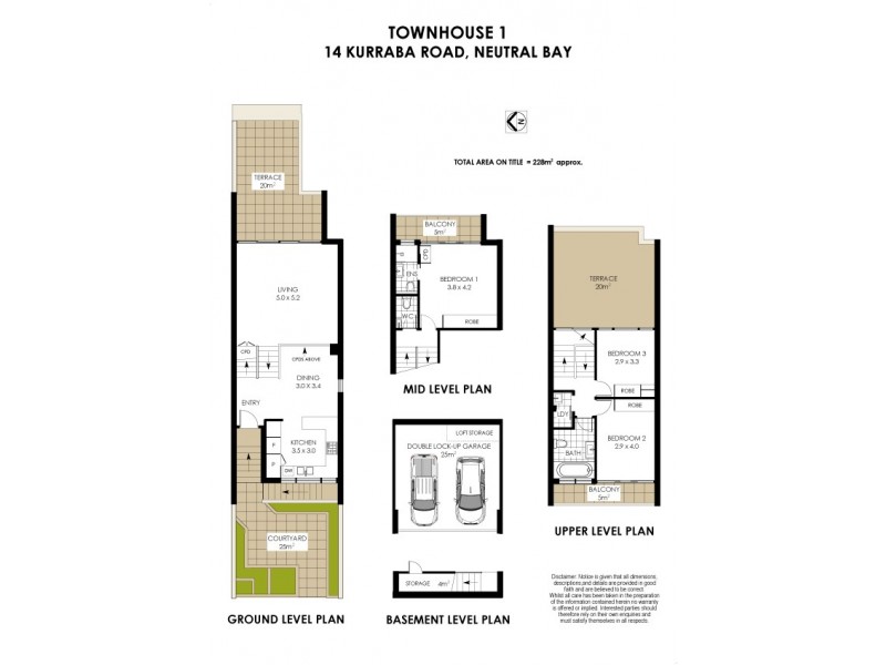 1/14 Kurraba Road, Neutral Bay NSW 2089 Floorplan