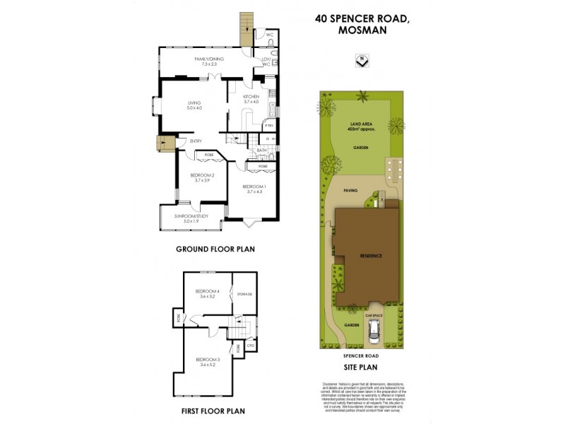 40 Spencer Road, Mosman NSW 2088 Floorplan