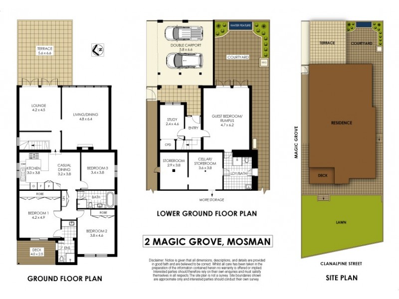 2 Magic Grove, Mosman NSW 2088 Floorplan