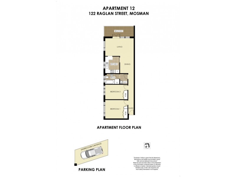 12/122 Raglan Street, Mosman NSW 2088 Floorplan