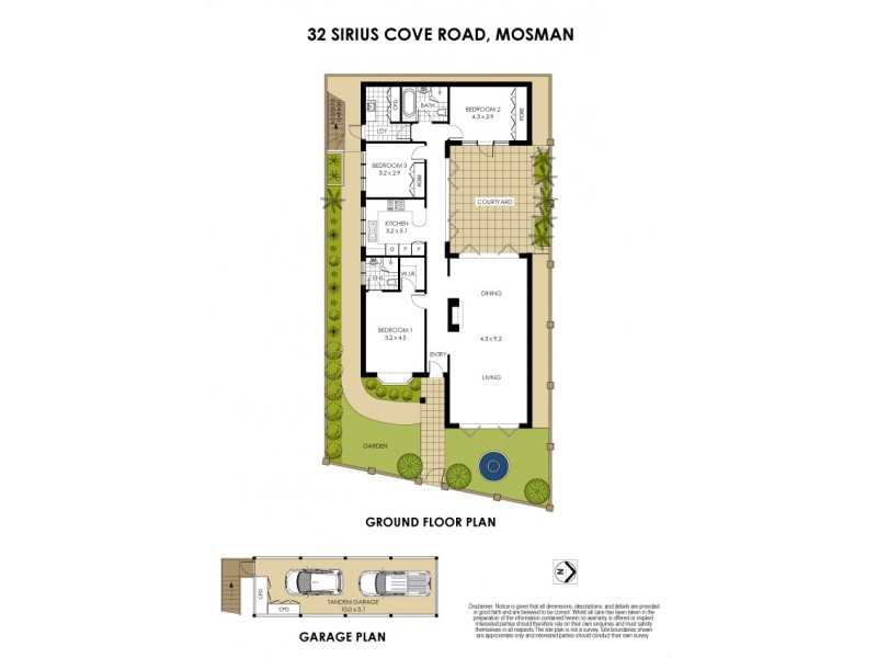 32 Sirius Cove Road, Mosman NSW 2088 Floorplan