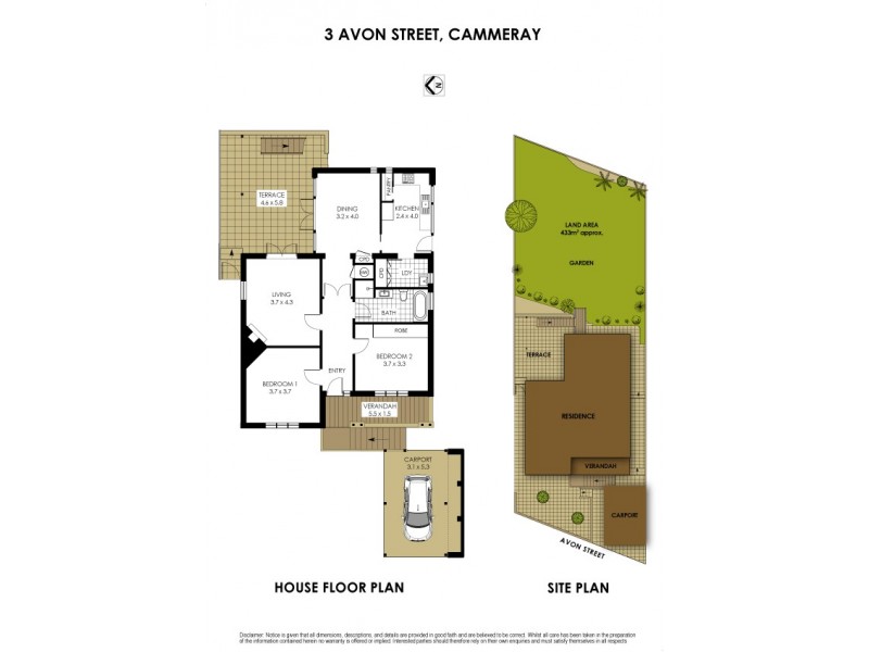 3 Avon Street, Cammeray NSW 2062 Floorplan