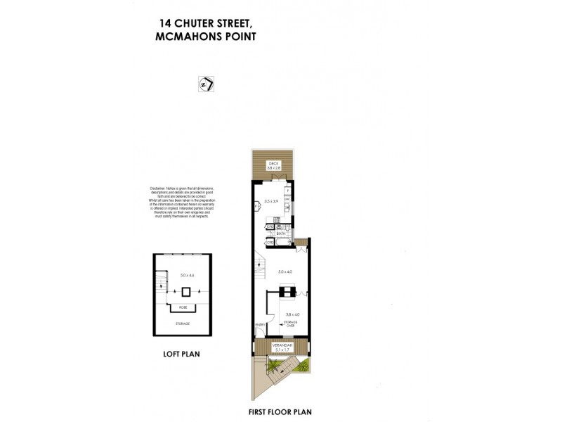 14B Chuter Street, Mcmahons Point NSW 2060 Floorplan