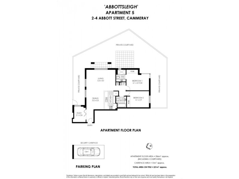 5/2 Abbott Street, Cammeray NSW 2062 Floorplan
