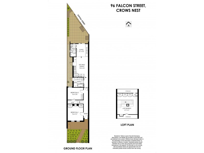 96 Falcon Street, Crows Nest NSW 2065 Floorplan