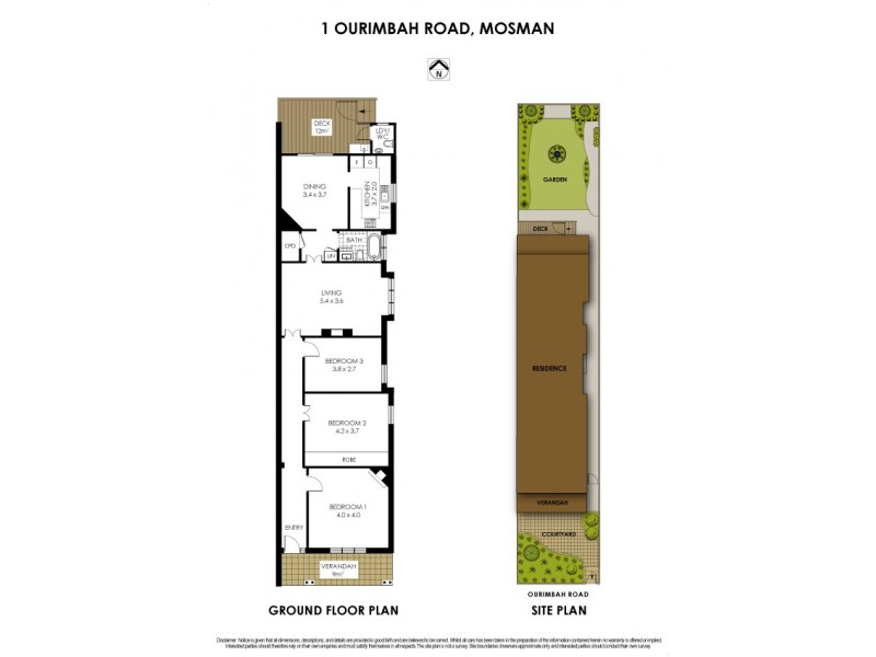 1 Ourimbah Road, Mosman NSW 2088 Floorplan
