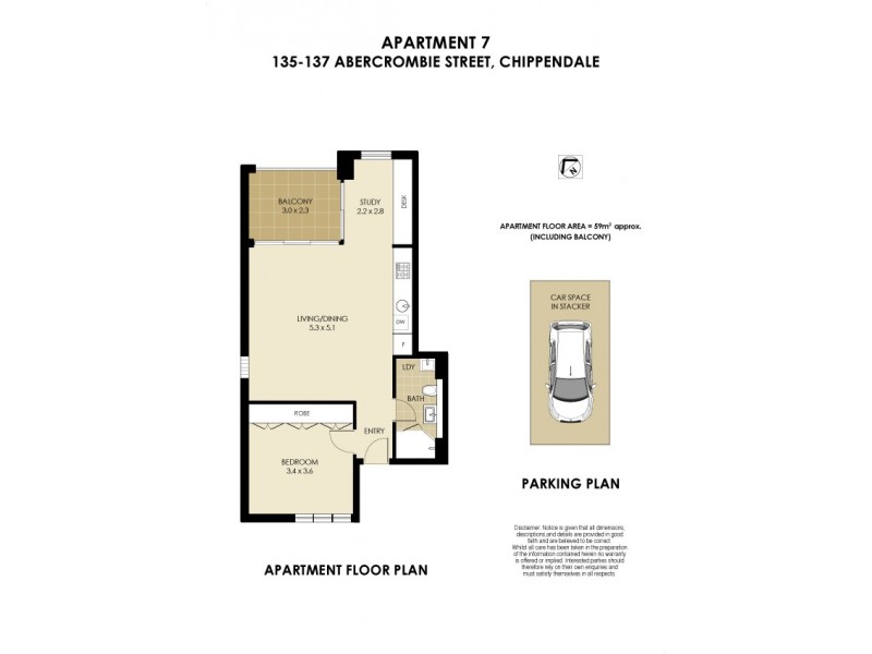 7/135 Abercrombie Street, Chippendale NSW 2008 Floorplan