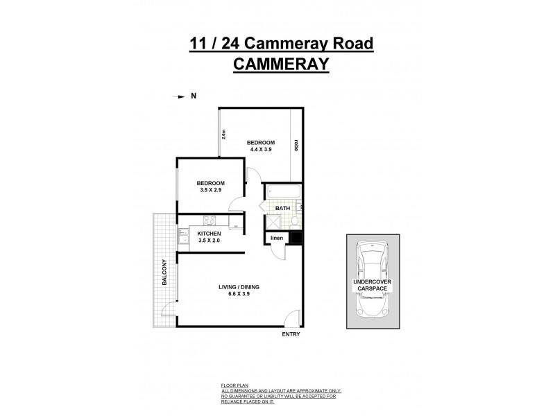 11/24 Cammeray Rd, Cammeray NSW 2062 Floorplan