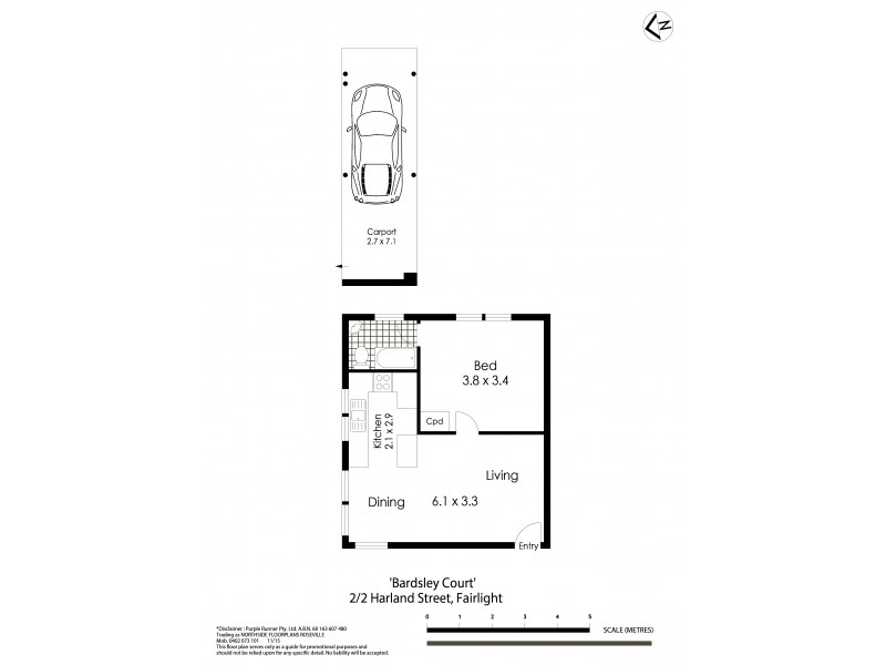 2/2 Harland Street, Fairlight NSW 2094 Floorplan