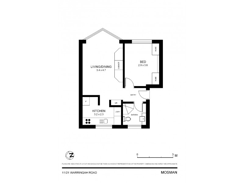 11/21 Warringah Road, Mosman NSW 2088 Floorplan