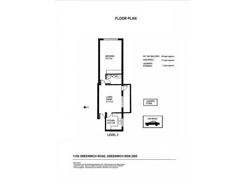 11/52 Greenwich Road, Greenwich NSW 2065