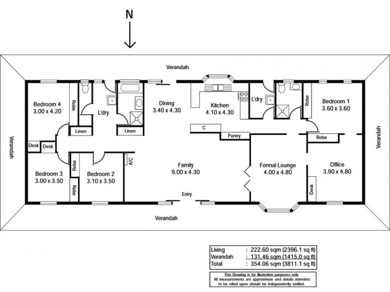 1760 Cadgee Road, Naracoorte SA 5271 Floorplan
