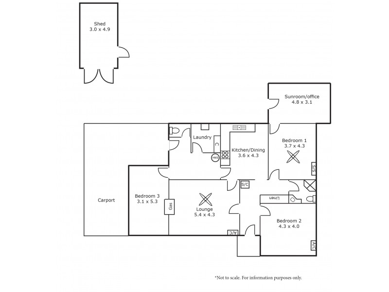 55 Foster Street, Naracoorte SA 5271 Floorplan