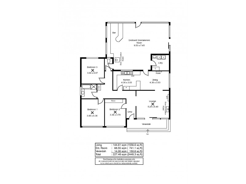 139 Jenkins Terrace, Naracoorte SA 5271 Floorplan
