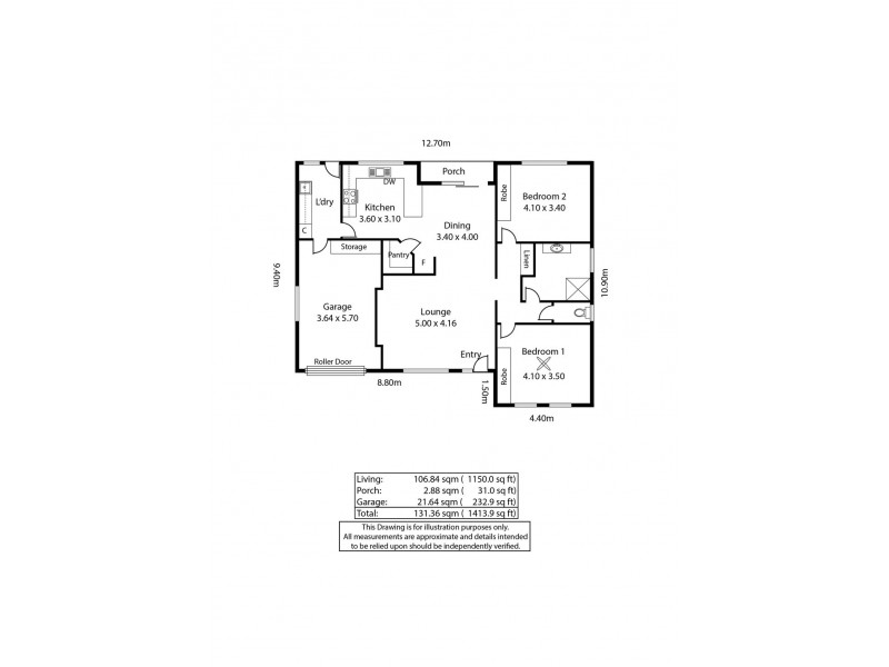 7B Cedar Avenue, Naracoorte SA 5271 Floorplan