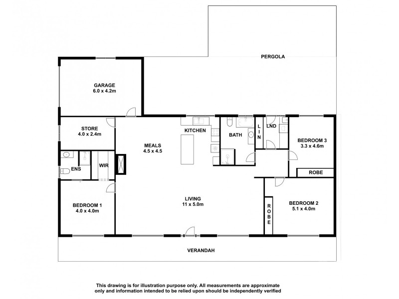 119 Pinkerton Road, Naracoorte SA 5271 Floorplan
