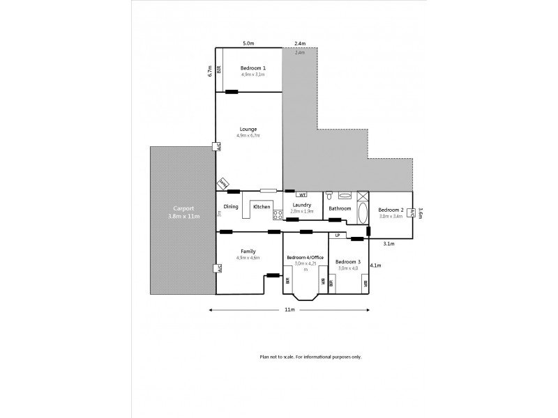 15 Barker Street, Padthaway SA 5271 Floorplan