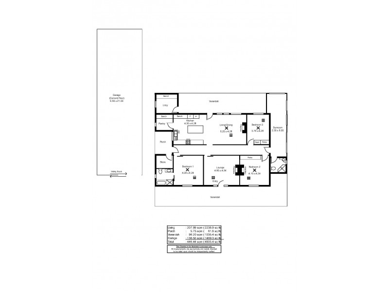 8 Pearson Street, Naracoorte SA 5271 Floorplan