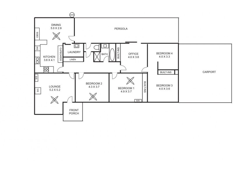1736 Edenhope-Penola Road, Edenhope VIC 3318 Floorplan