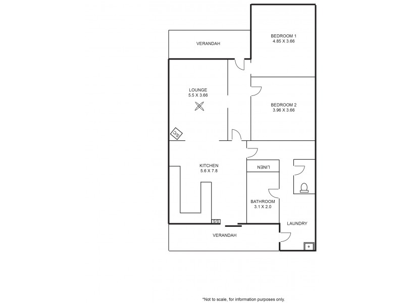 41 Bowling Club Road, Lucindale SA 5272 Floorplan